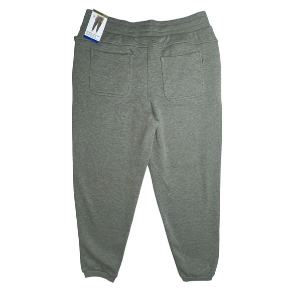 Mondetta Womens Large Heather Green Fleece Jogger Lounge Pant Cozy New - Picture 1 of 7